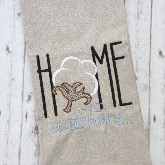 Home Sweet Home Embroidered Towel Brand New - Picture 2 of 2